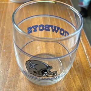 NFL Dallas Cowboys Glass Tumbler - Clear